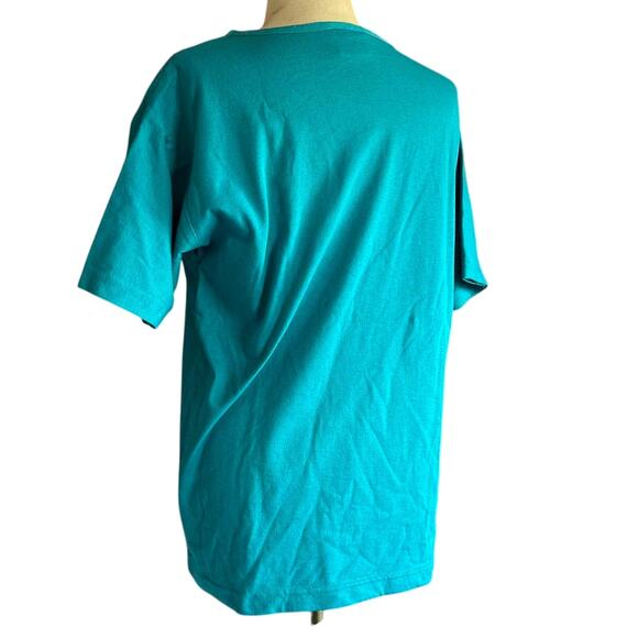 Vintage Top Womens Size Large Blue Western Retro Rhinestones Rodeo Cowgirl Work - Picture 4 of 7